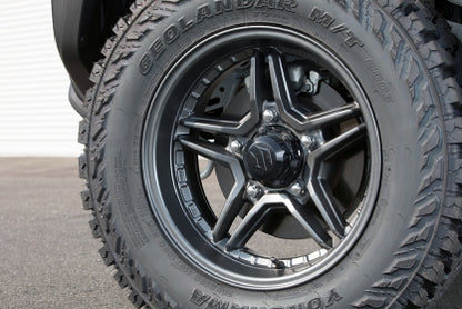 JAOS EXCEL JX3 16x6.0J±0 5H139.7 マットガンメタリック