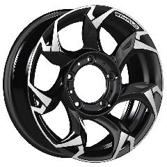 WALD ボルサリノ V11-SUV 16インチ ブラックポリッシュ