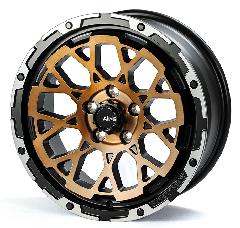 Air/G Rocks 16×6.0J-5 ステルスブロンズブラッシュド/リムDC