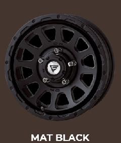 DELTA FORCE OVAL 16インチ マットブラック 1655+20