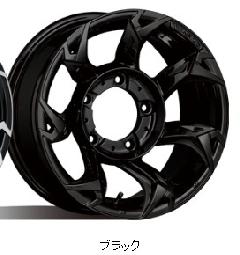 WALD ボルサリノ V11-SUV 16インチ ブラック JIMNYPARK限定モデル