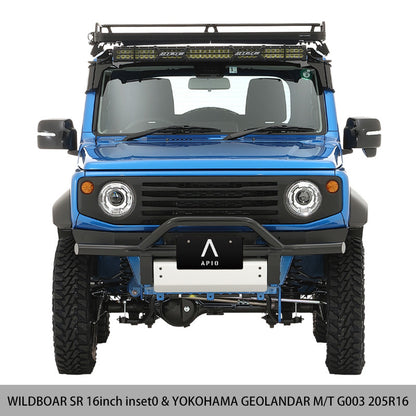 販売終了 APIO アルミホイール WILDBOAR SR 1655-5 アイアンブラック