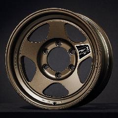 BRADLEY FORGED α 16×6.5J-5 マットチタンブロンズ