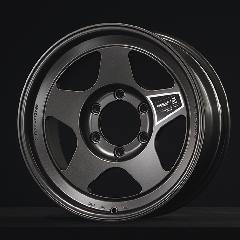BRADLEY FORGED α 16×6.5J-5 マットディープグレイ