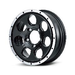 ROADMAX WO-7 1655+22 セミグロスブラック/フランジDC